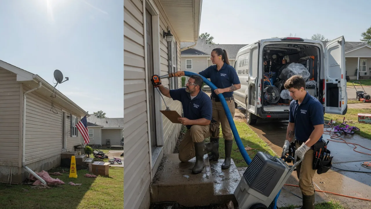Ceiling Water Damage Restoration in Thorndale, PA near me